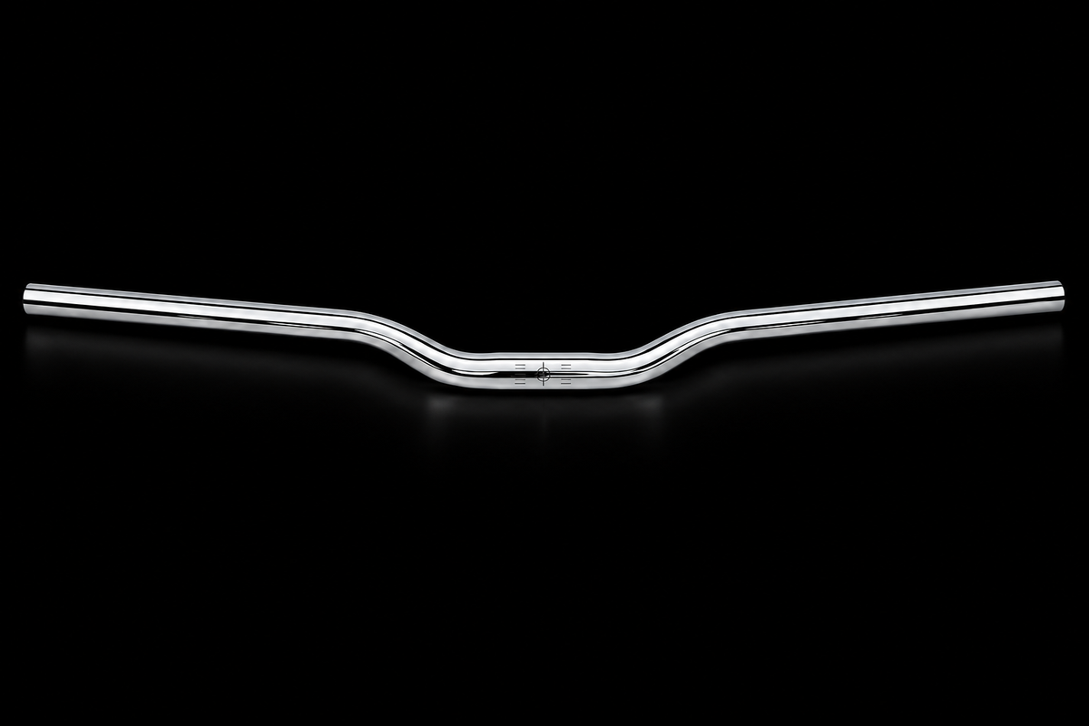 Chrome & Black Gloss Handlebars (31.8mm)